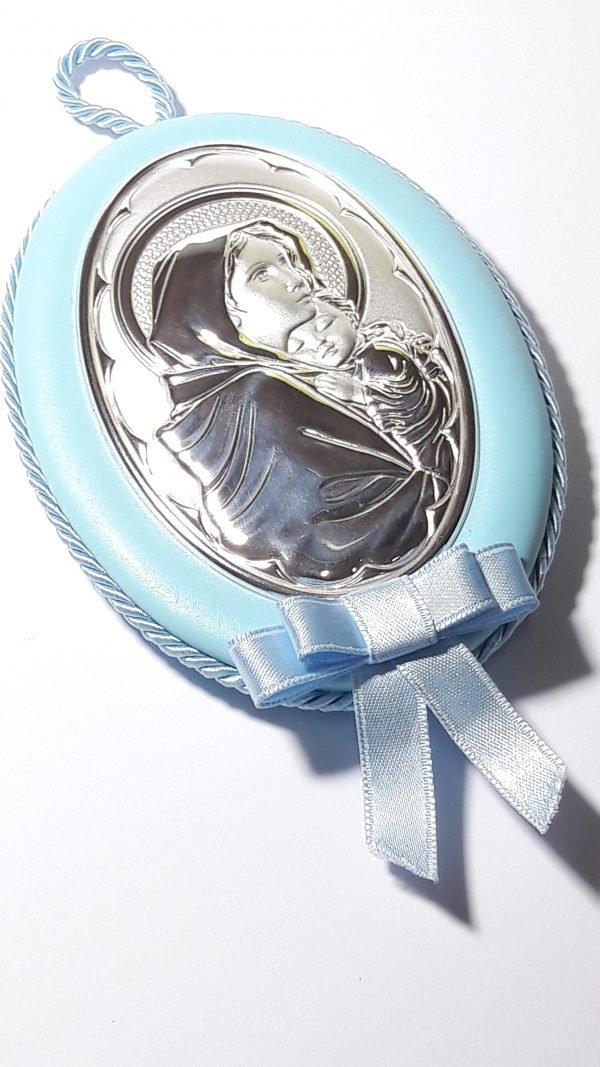 medalla cuna azul