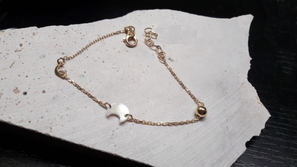 Pulsera plata chapada